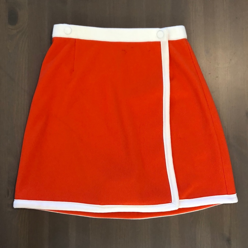 Urban Outfitters Orange Circle Skirt